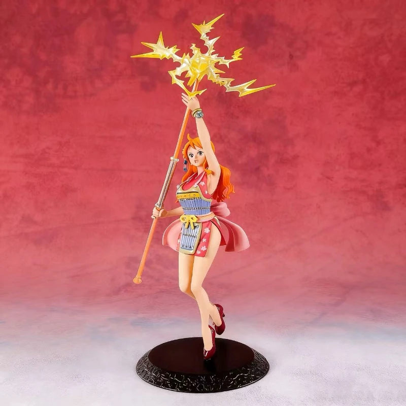 Estatua de One Piece: Nami en acción (Efectos de batalla)