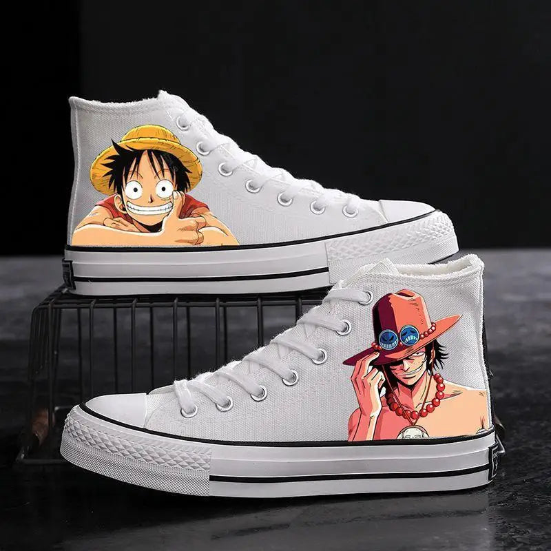 Zapatillas One Piece - Ace White