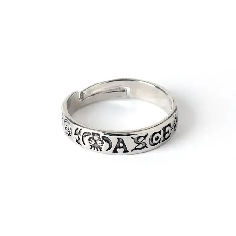 Anillo de One Piece - Tipografía de Ace & Spade