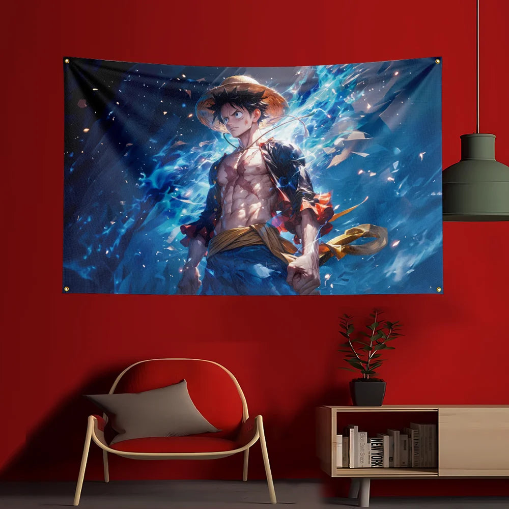 Tapisserie One Piece - Monkey D. Luffy Gear 5 (Combat Nika)