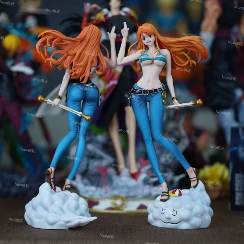 Figura de One Piece - Nami (vestido azul y versión clásica)