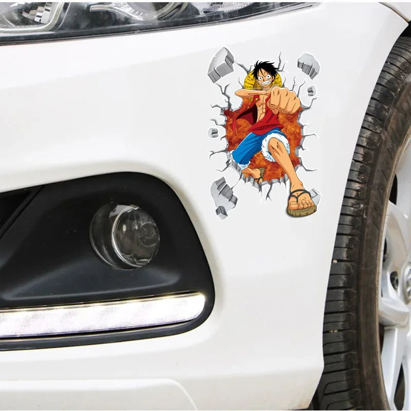 Accessoire voiture One Piece - Figurine Luffy pour Sortie d'Aération