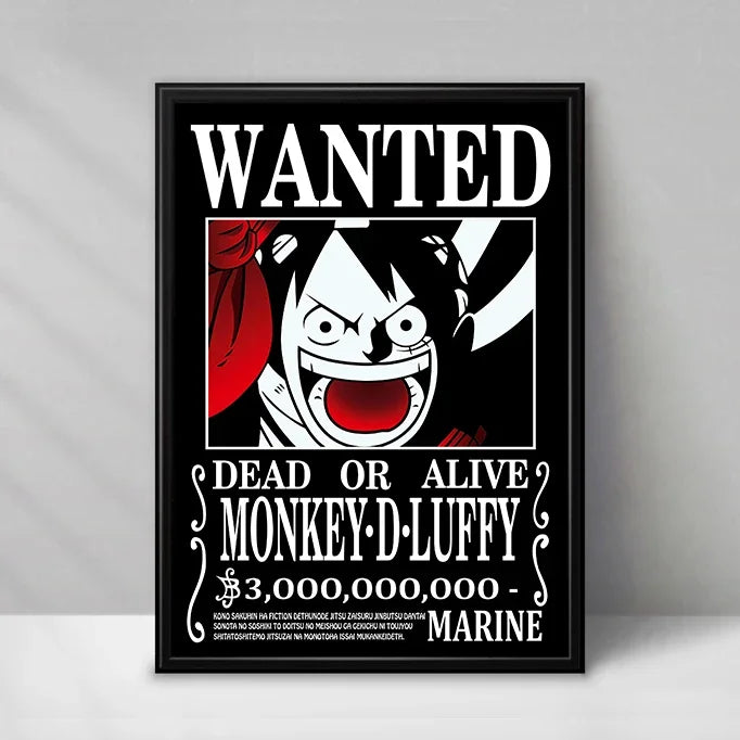 Póster de One Piece Wanted - Monkey D. Luffy Gear 5 (Efecto holográfico)