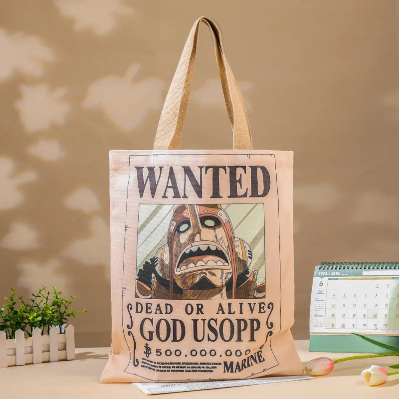 Tote Bag One Piece – Avis de Recherche God Usopp Légendaire
