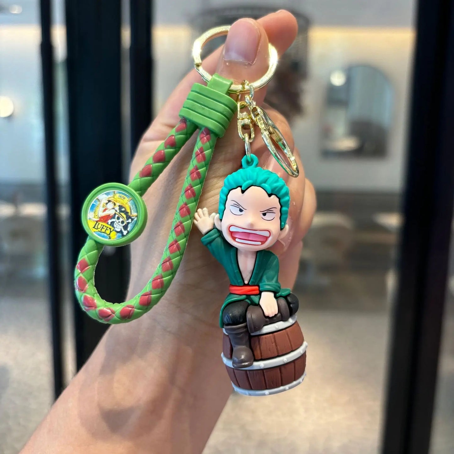 Porte-Clés Figurine One Piece – Zoro Version Comique