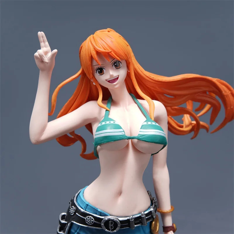 Figura de One Piece - Nami (vestido azul y versión clásica)