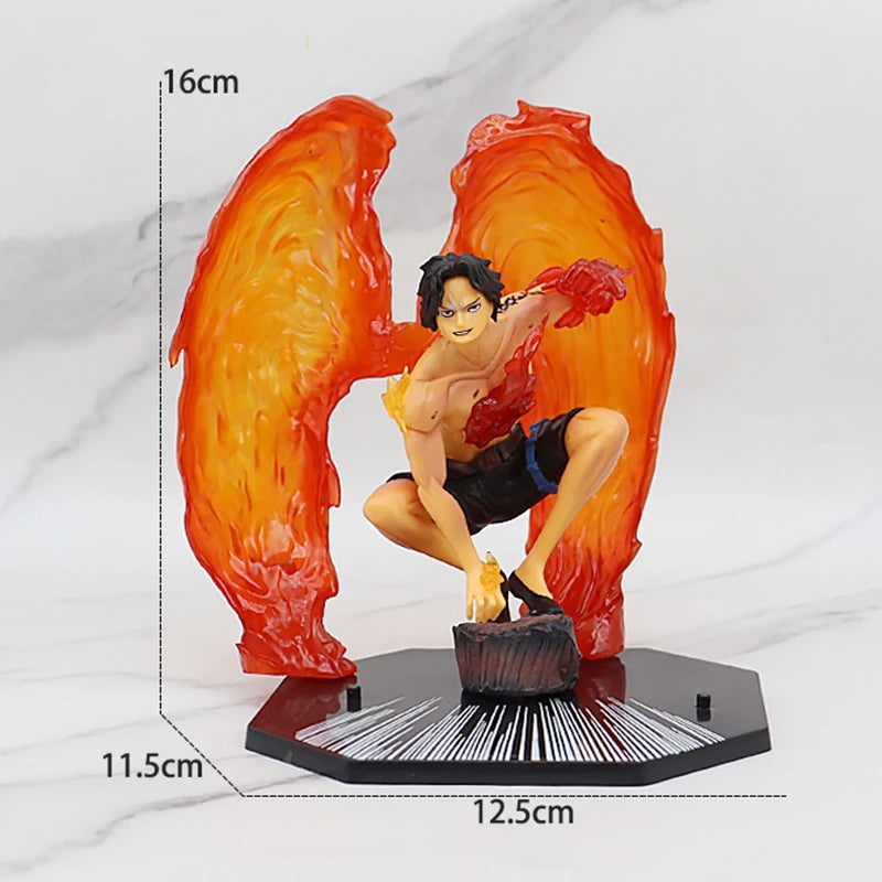Figurine One Piece - Portgas D. Ace "Poing de Feu" (Effets Dynamiques)