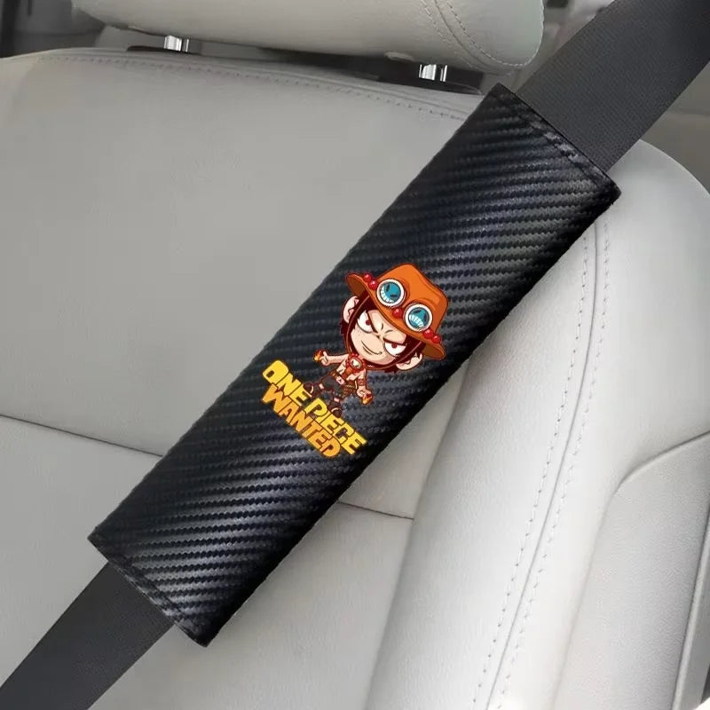 Protectores de cinturón de una pieza - Portgas D. Ace (piel sintética)