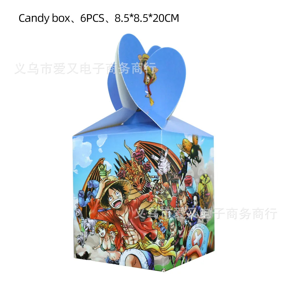Boîte à Bonbons One Piece - Coffret Cadeau Invités Anniversaire