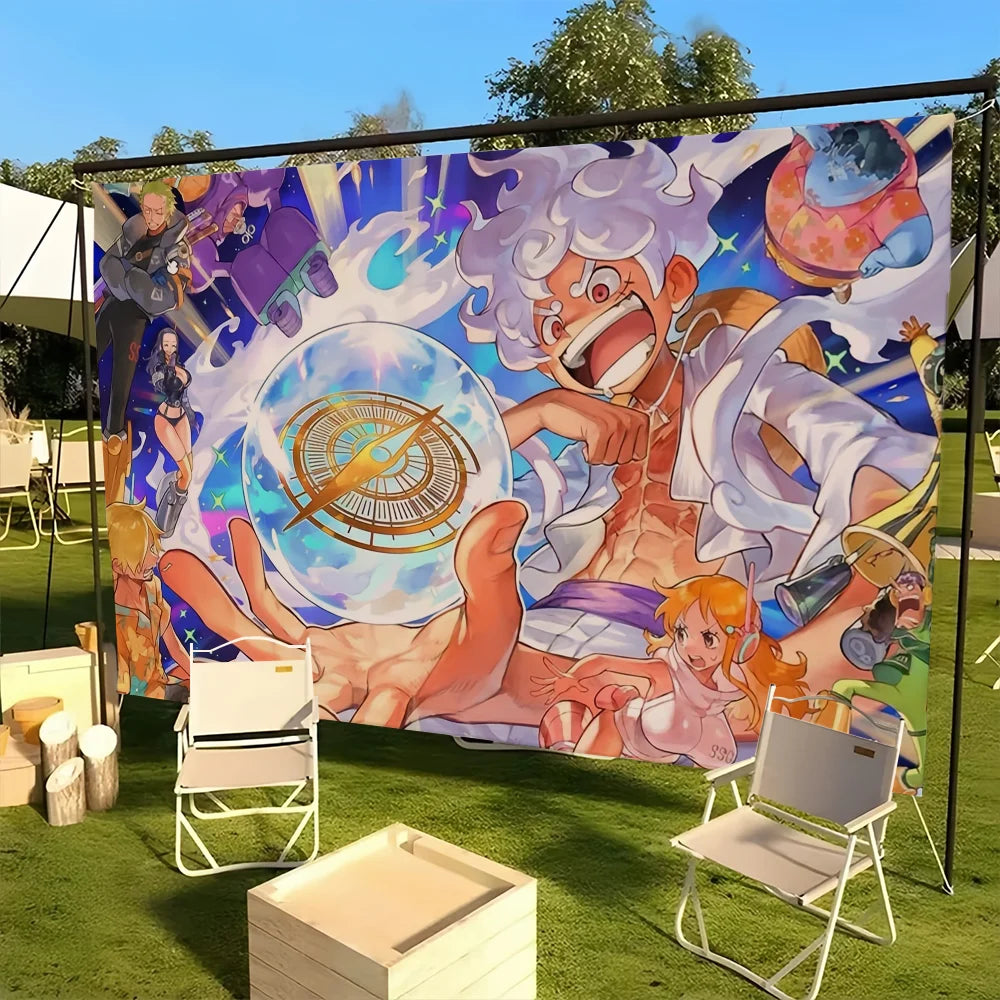 Tapisserie One Piece - Monkey D. Luffy Gear 5 Nika (Format 1)