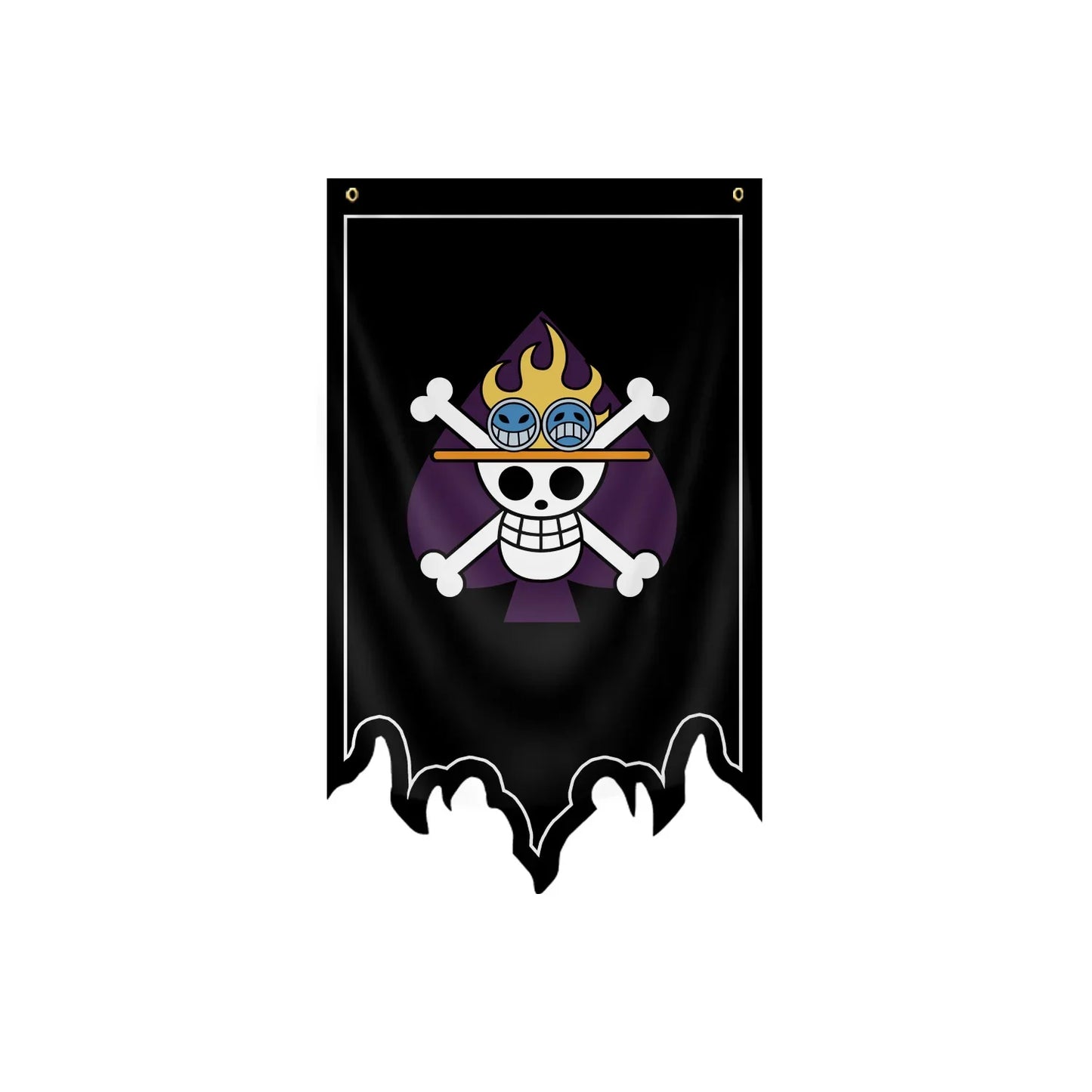 Bandiera di One Piece - Jolly Roger Barbabianca (Barbabianca)