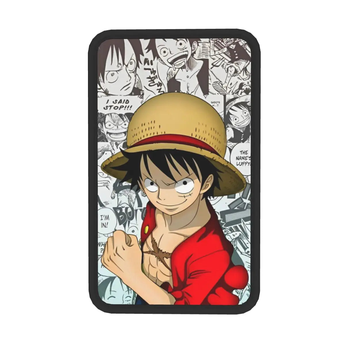 Funda para reposabrazos de One Piece - Retrato clásico de Monkey D. Luffy (Sombrero de Paja)