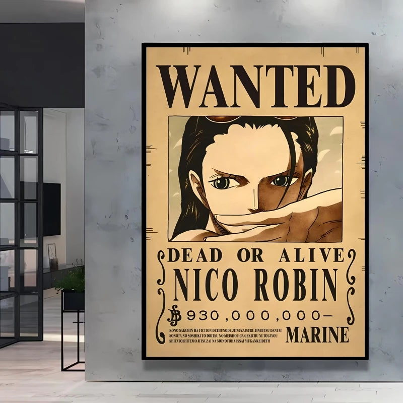 Póster de One Piece Wanted - Nico Robin (Niña Demonio)