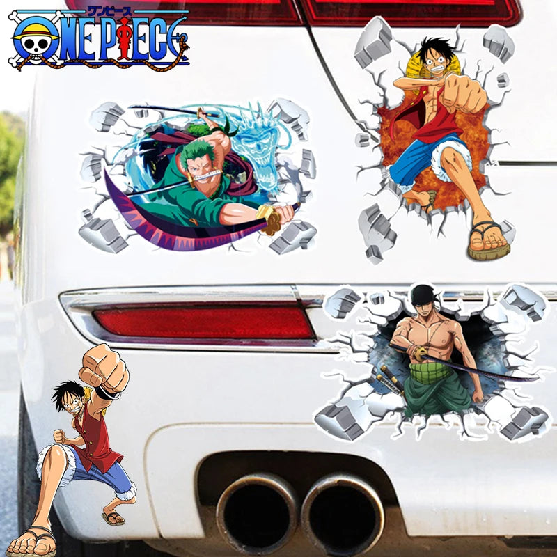 Accessoire voiture One Piece - Figurine Luffy pour Sortie d'Aération