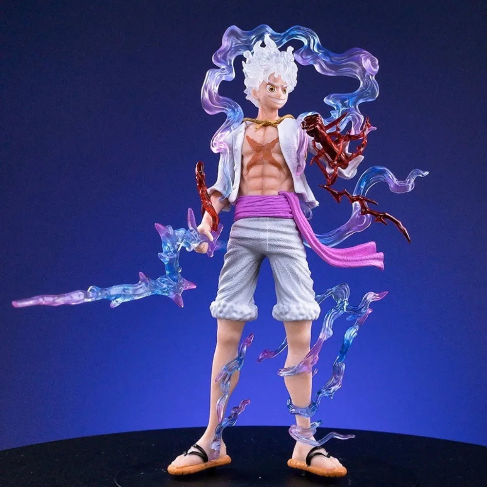 Figura di One Piece - Monkey D. Luffy Gear 5 Nika (modello da 19 cm)