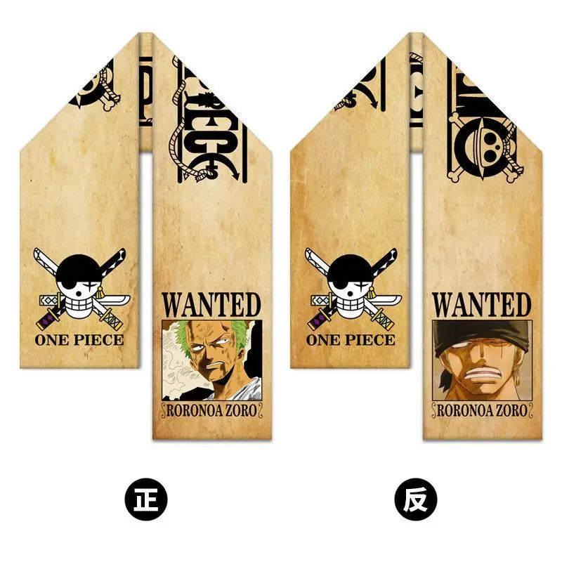 Écharpe One Piece – Wanted Roronoa Zoro Sabres