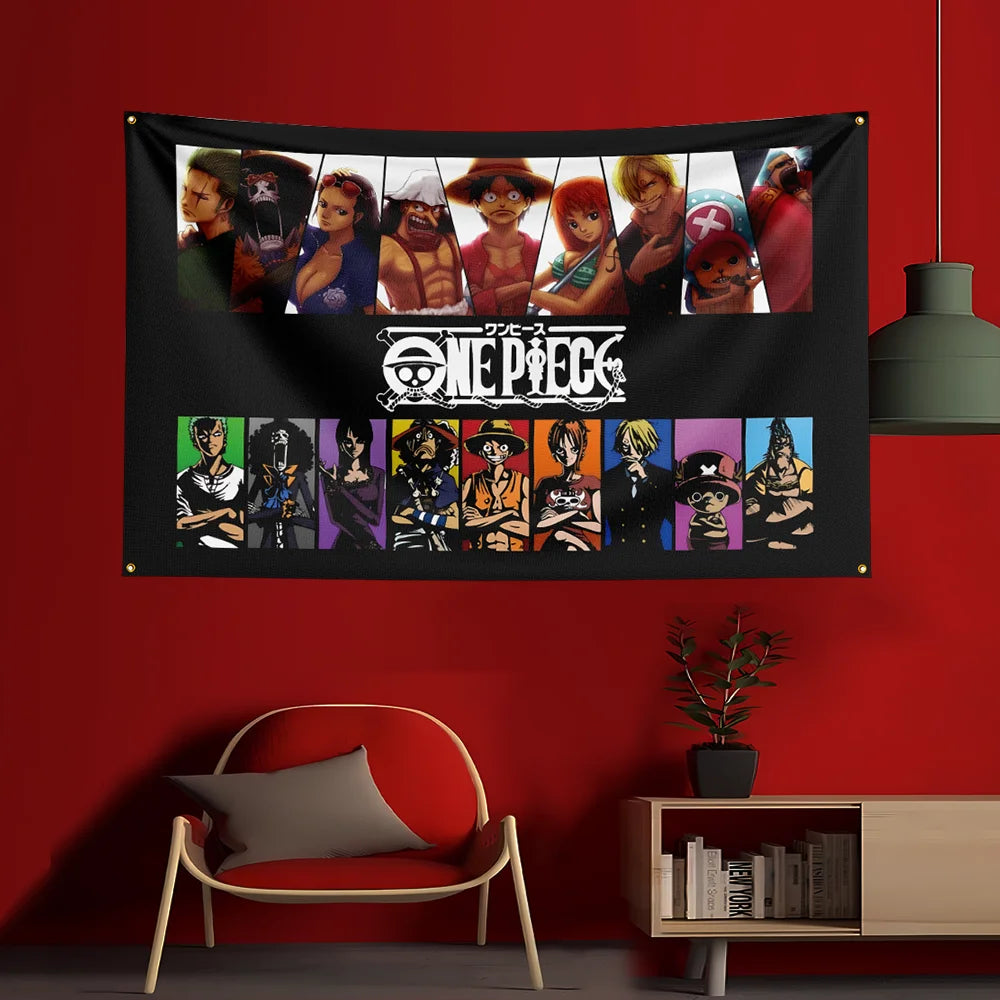 Tapisserie One Piece - Équipage du Chapeau de Paille au Complet