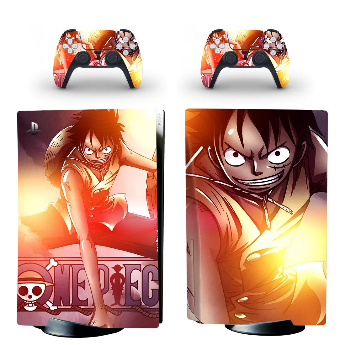 Stickers PS5 One Piece - Double Transformation Luffy Gear 2 & 3