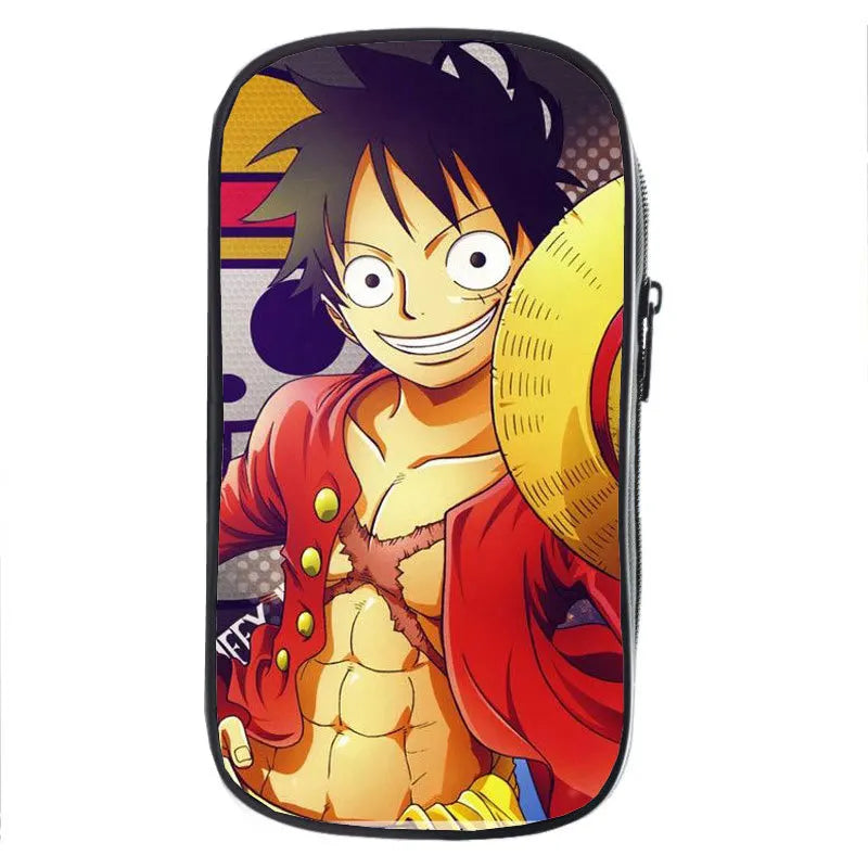 Trousse One Piece – Luffy Portrait Classique Fond Jaune