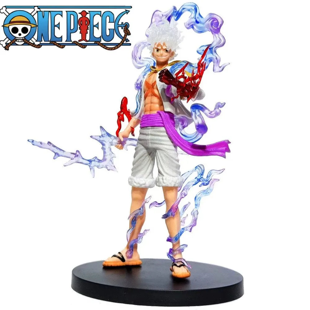 Figura di One Piece - Monkey D. Luffy Gear 5 Nika (modello da 19 cm)