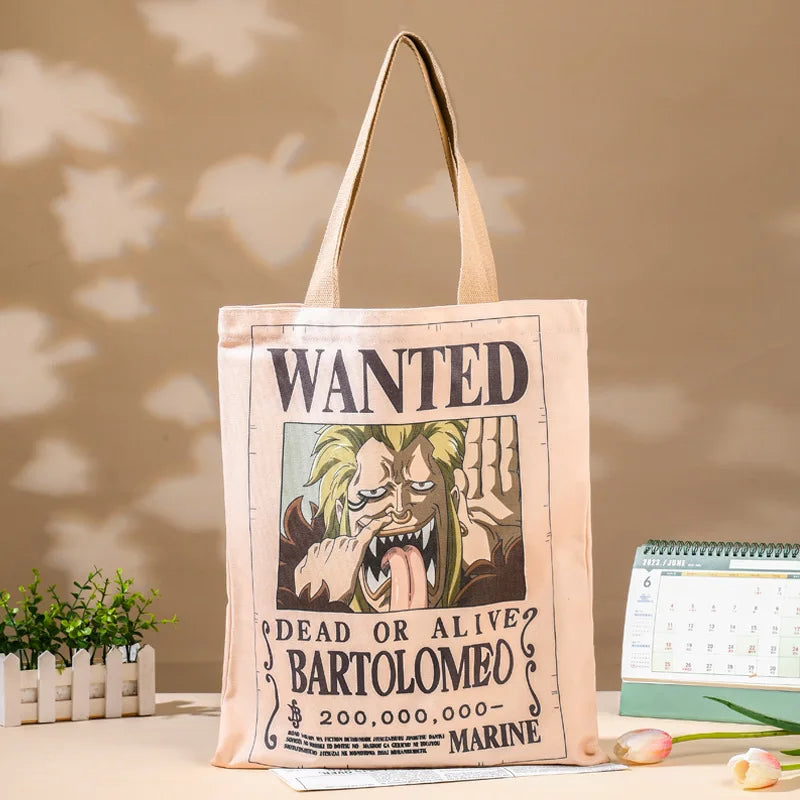 Tote Bag One Piece – Avis de Recherche Bartolomeo Fanatique