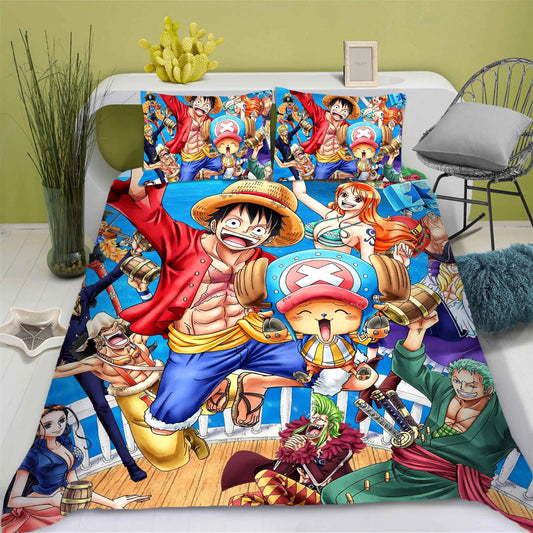 Completo letto in un unico pezzo - Completo Straw Hat Crew
