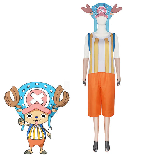 Costume Cosplay One Piece - Déguisement Tony Tony Chopper (Arc Wano Kuni)