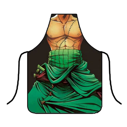 Tablier One Piece – Roronoa Zoro Tenue Verte