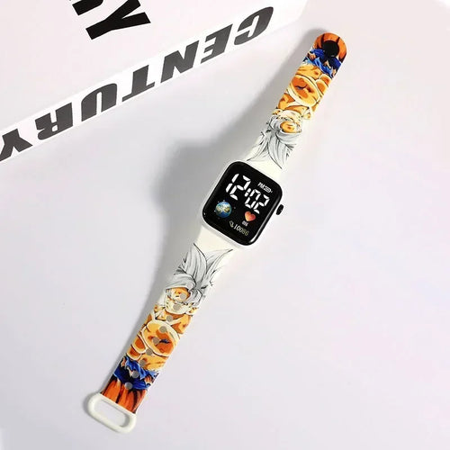 Orologio One Piece - Cinturino bianco con illustrazione di Rufy