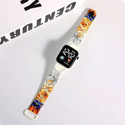 Montre One Piece - Bracelet Illustré Luffy Blanc