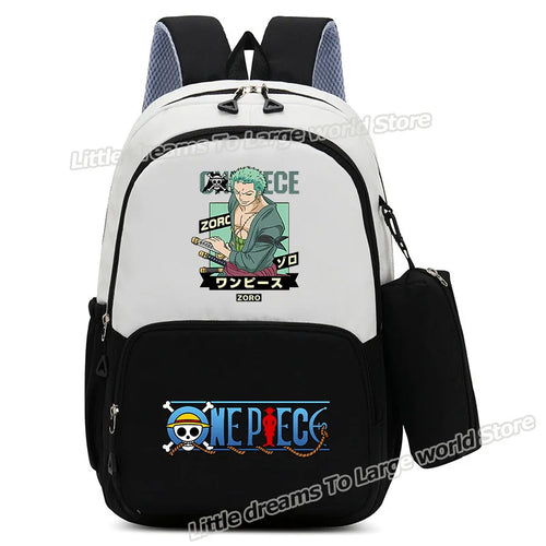 Zaino One Piece – Monkey D. Luffy Vintage Style Verde
