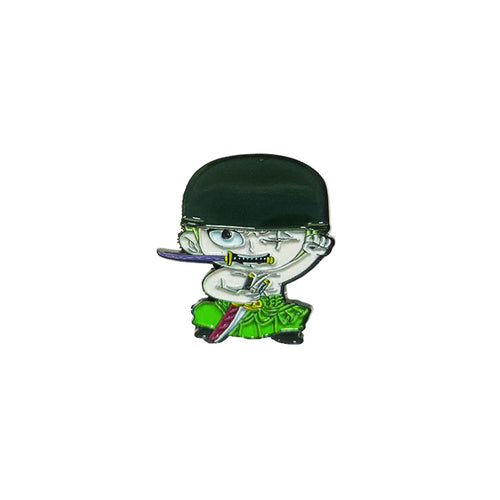 Pins One Piece - Roronoa Zoro Chibi Chapeau Melon