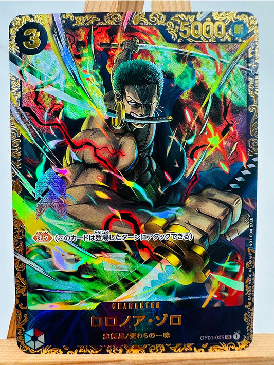Carte One Piece TCG - Roronoa Zoro Triple Sabres (Super Rare)