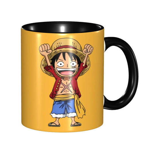 Mug One Piece - Monkey D. Luffy Victoire (Fond Jaune)