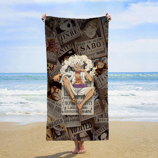 Toalla de playa de One Piece - Se busca Tony Tony Chopper (Algodón de azúcar)