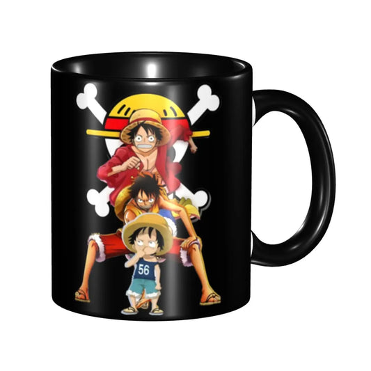 Tazza One Piece - Trio di bambini Luffy, Ace e Sabo
