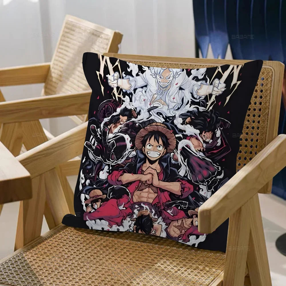 Housse de Coussin One Piece - Luffy & Ace (Frères d'Armes)