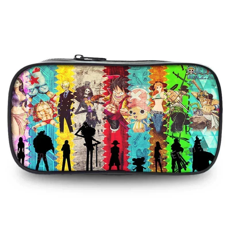 Trousse One Piece – Équipage au Coucher de Soleil Coloré