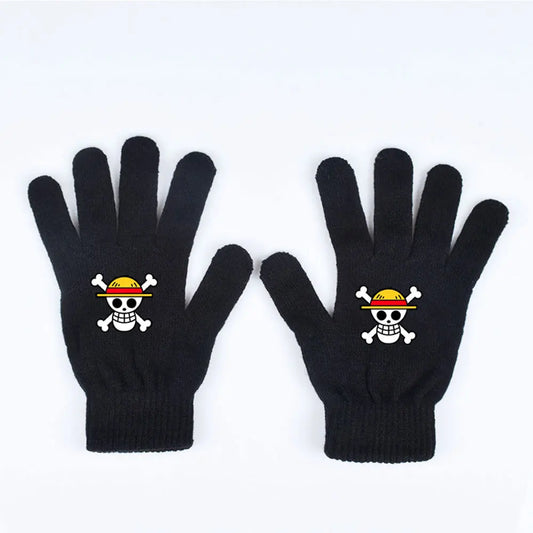 Gants One Piece – Luffy Chapeau de Paille Skull