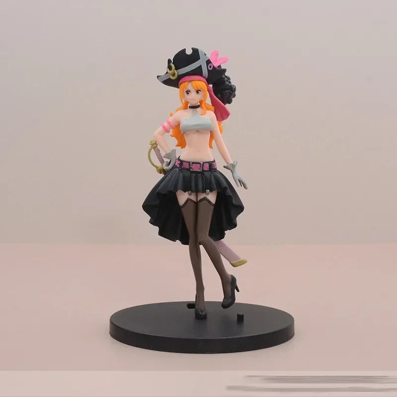 Figura de One Piece - Nami estilo Steampunk (19 cm con accesorios)