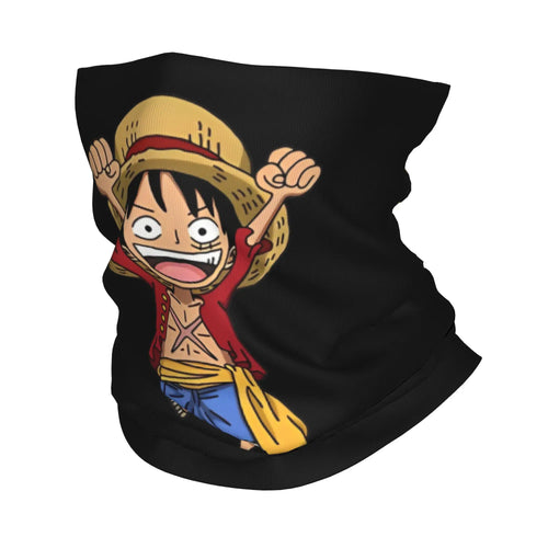 Polaina de cuello de One Piece - Puño delantero de Luffy