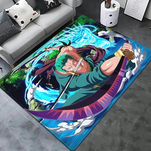 Tapis One Piece - Design Dynamique Monkey D. Luffy Gear 5