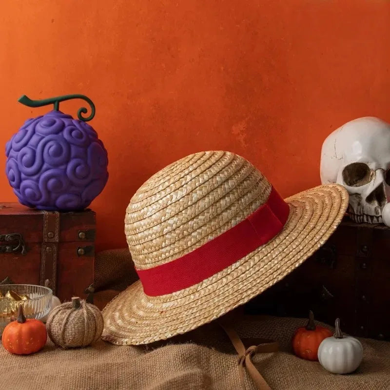 Chapeau de Paille One Piece - Monkey D. Luffy (Classique avec Cordon)