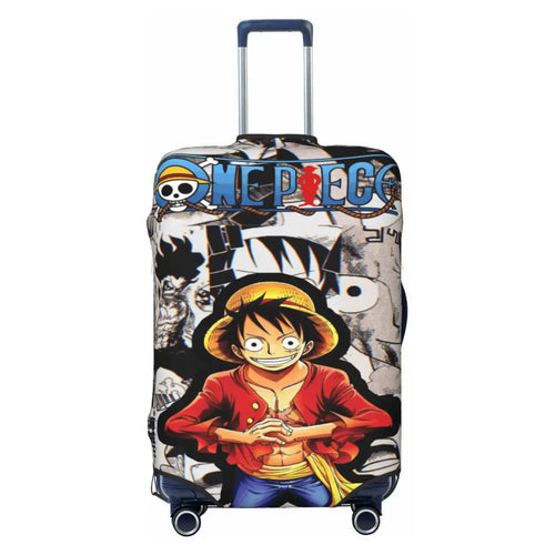 Housse de Valise One Piece - Montage Scènes Manga & Luffy