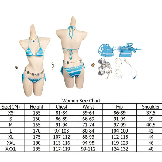 Costume Cosplay One Piece - Bikini Nami & Accessoires (Style Wano)