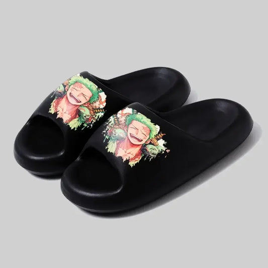 Chanclas de One Piece - Luffy sonriendo