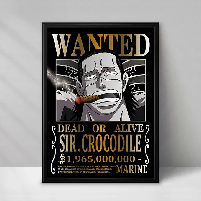 Poster One Piece Wanted - Sir Crocodile (Baroque Works)