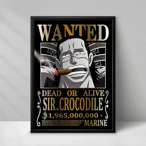 Poster One Piece Wanted - Sir Crocodile (Baroque Works)