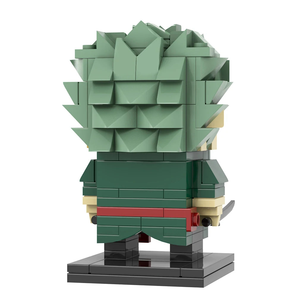 Figura de Lego One Piece - Roronoa Zoro (estilo bloque)
