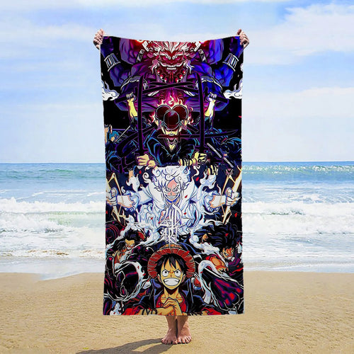 Asciugamano da spiaggia One Piece - Gear 5 Luffy Epic Battle
